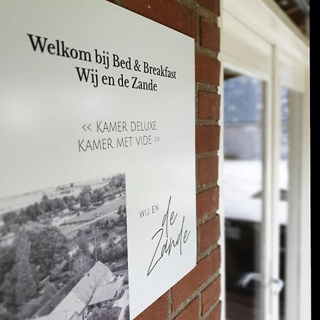 Bed And Breakfast 'Wij En De Zande' - Kamer Met Vide Kamperveen Екстер'єр фото